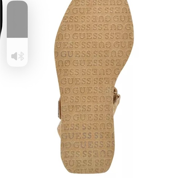 GUESS Tan Women's Daysa Quattro-G Strappy Eva Wedge Sandals - Picture 5 of 5
